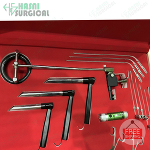 Nouveauté : Ensemble de laryngoscope à piédestal en acier inoxydable, instruments de microchirurgie laryngée ORL, endoscopique, approuvé CE ISO - Product Image 4