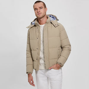 Vestes bouffantes pour hommes à la mode de High Street grande taille vêtements d'hiver veste à séchage rapide tissu long OEM à prix bon marché - Product Image 1