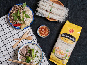 Fideos de Arroz Secos OEM/ODM, Fideos de Arroz Frescos de Primera Calidad, Vermicelli, Empaque de 400gr, 85% Arroz, 15% Agua Limpia, Fabricación - Product Image 3