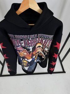 Mode Vintage sérigraphié Hoodies pour hommes poids lourd coton acide lavage Streetwear hiver pull imprimé Hoodies - Product Image 2