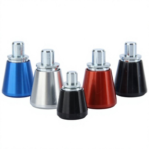 Mini-bouton de tirage à ressort autobloquant, goupille de positionnement en aluminium et acier au carbone pour meubles et armoires - Product Image 1