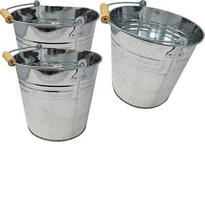 Cubo de Hielo de Metal Galvanizado Duradero, Precio al por Mayor para Hoteles, Fiestas, Bares, Restaurantes, Cubo para Servir Hielo de Mesa con Asa - Product Image 6
