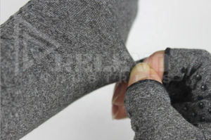 Gants de vélo élégants en cuir sans doigts avec rembourrage en mousse antidérapant, paume personnalisée, confortables pour la conduite en plein air - Product Image 3