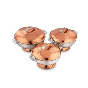 Olla caliente árabe de cobre y acero que brinda calidez a cada comida, su elegante apariencia mejora la presentación de la mesa. - Product Image 4