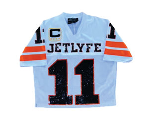 Maillot de football américain personnalisé en mesh sublimé, manches courtes, respirant et à séchage rapide, taille plus, unisexe, sangle réglable - Product Image 2