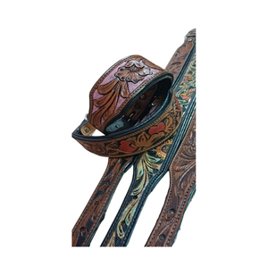 Arnés para perros de gran capacidad de lujo más vendido, cintas coloridas personalizables, Collar de cuero duradero para pasear perros personalizados - Product Image 5