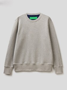 Sweat-shirt de coupe décontractée en polaire de haute qualité avec logo personnalisé pull en coton sweat-shirt à col rond lourd pour hommes - Product Image 2