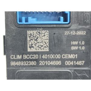 CLIMATE CENTRALINE OPEL Mokka Serie 9848932380 (20>) - Product Image 3