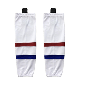 Chaussettes en polyester de hockey sur glace de qualité supérieure avec logo personnalisé Chaussettes en polyester de hockey sur glace de style et avec logo personnalisés - Product Image 6