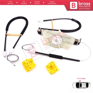 Kit de réparation de lève-vitre électrique BWR559, porte droite, pour Golf MK4 1J1 1997-2006, 2/3 portes, hayon 1J3837462 - Product Image 5