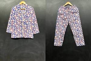 Ensemble de pyjamas en coton premium |   Pyjama à col en V à taille élastique, séchage rapide et doux, vêtements de détente confortables pour toutes les saisons - Product Image 6