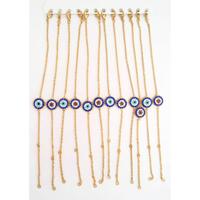 Pulsera Cadena Ojo Malvado Diámetro 1,2 cm