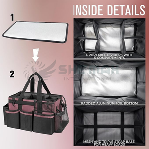 Sac de toilettage pour chevaux avec poignées et poches en filet conçu pour une organisation efficace des outils de toilettage à bas prix - Product Image 5