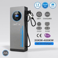 Nouvelle borne de recharge rapide DC pour véhicules électriques 20KW 30KW 40KW, Wallbox CCS2 GB/T, station de recharge commerciale CHESU, pour flotte de voitures électriques, parking