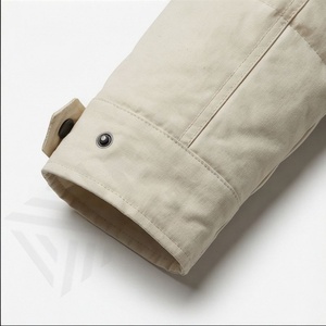 Parka d'hiver pour homme, coupe-vent, couleur unie, veste à fermeture éclair, réversible, imperméable, style décontracté élégant, manteaux thermiques isolés - Product Image 6