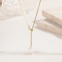 XXX Fashion Jewelry Long collier de perles naturelles chandail chaîne collier bijoux à la mode pour les femmes