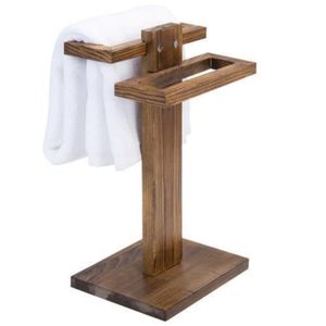 Présentoir de serviettes de salle de bain sur pied compact pour un accès facile et un intérieur moderne - Product Image 1