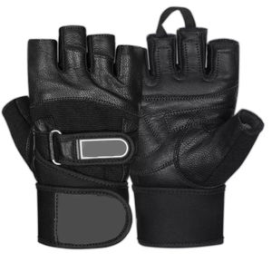 Gants de gymnastique d'haltérophilie unisexe cuir respirant réglable pour musculation entraînement Fitness vente en gros - Product Image 1