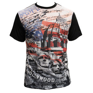 Camisetas de hombre a granel de alta calidad, camiseta lisa en blanco transpirable con sublimación de logotipo de impresión personalizada - Product Image 1