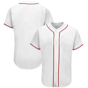 Maillots de baseball unisexes de haute qualité, 100 % polyester, grande taille, antibactériens, séchage rapide, respirants, personnalisables - Product Image 2