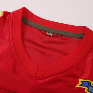 Jersey de fútbol americano de gran tamaño Retro sublimado de malla de poliéster personalizado de fábrica, ropa de calle de fútbol americano - Product Image 5