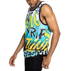 High Quality Custom Made Fitness Vest <b>Singlets</b> <b>Men</b> Pakistan Supplier Offers Sublimation Tank Top Breathable Plus Size Sale Now - Product Image 3