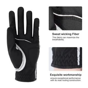 Gants de golf en cuir Cabretta de haute qualité pour hommes meilleurs gants de golf internationaux standard personnalisables durables pour une utilisation en salle de sport - Product Image 4