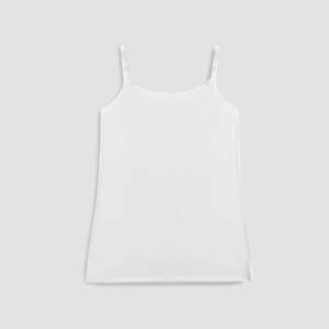 Camisole blanche Essential Fit pour un usage quotidien - Product Image 1