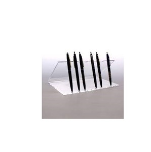 Portalápices de acrílico transparente accesorios de encimera de aspecto moderno y uso de útiles escolares y de oficina - Product Image 6