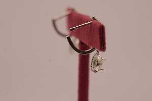 New Design VVS Lab Grown Diamond Dangle Earrings 14K White Gold <b>Cushion</b> Cut Halo IGI Certified Fine Jewelry - Product Image 4