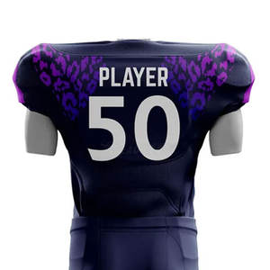 Precio barato uniforme de fútbol americano superventas tela suave diseño personalizado uniforme de fútbol Americano para la venta en línea - Product Image 5