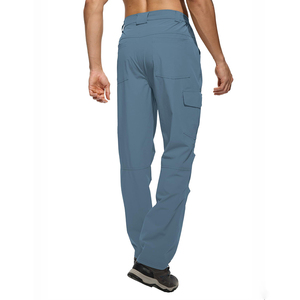 Pantalon Softshell d'extérieur pour homme, coupe-vent, imperméable, pour la randonnée technologique, doublure polaire chaude, respirant - Product Image 6