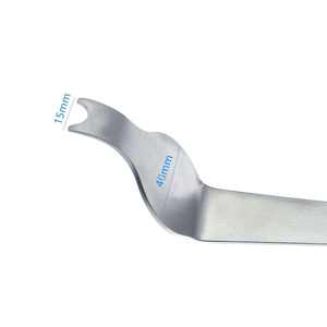 Retractor de Cuello Femoral de 24 cm, Retractor Ortopédico para Cirugía de Cadera, Gancho Retractor de Hueso Vertebral de Surgiright Instrument - Product Image 5