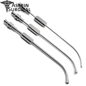 Juego de 3 piezas de cánula dental Tubo de succión sinusal 2,5mm, 3mm y 4mm Instrumentos quirúrgicos de implante de 6" - Product Image 1