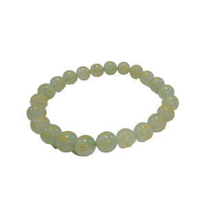 High quality green aventurine Om Padmi Crystal <b>Bracelet</b> Natural Gemstone Fashion Jewelry <b>Men</b> and Women Energy Meditation Bangles - Product Image 2