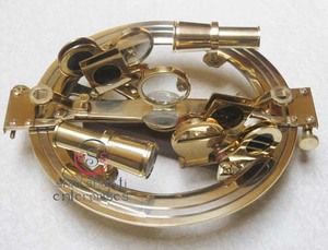 เครื่องมือนำทางทะเลโบราณโบราณโบราณโบราณของขวัญคริสต์มาสเครื่องวัดทางทะเลพร้อมกล้องโทรทรรศน์ - Product Image 3