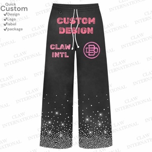 Survêtements surdimensionnés pour hommes coton hiver pour hommes imprimé en détresse broderie à capuche survêtement ensembles survêtements lavés à l'acide - Product Image 3
