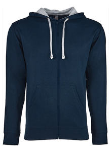 เสื้อมีฮู้ดซิปเต็มตัวผ้าเจอร์ซี่มีซิปหน้าสำหรับผู้ใหญ่9601 - Product Image 2