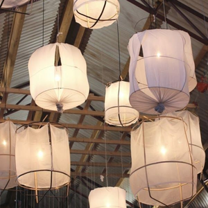 TRADITIONAL FABRIC <b>LANTERNS</b> FOR HOME AND EVENTS - Product Image 1