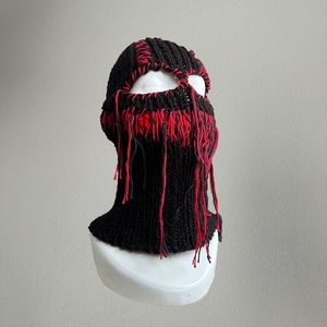Pasamontañas de Punto Hecho a Mano, Estilo Terrorífico, para Festivales, Esquí, Máscara Facial Espeluznante para Invierno, para Cosplay y Eventos al Aire Libre - Product Image 2