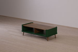 Mesa de centro de diseño minimalista de madera maciza de teca Real 100% para muebles de hogar y apartamento - Product Image 2