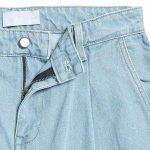 Pantalones vaqueros de mezclilla para hombre, estilo nuevo, cintura alta, con bolsillos cargo, holgados, lavados, transpirables, personalizados. - Product Image 3