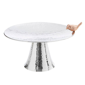 2 <b>Tier</b> Silver Stainless Steel <b>Cake</b> <b>Stand</b> - Product Image 5
