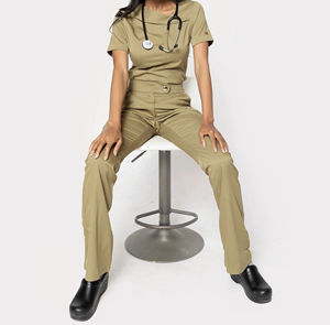 Uniforme de Enfermería de alta calidad para mujer, pantalones de trabajo de uniforme de enfermera de hospital con diseño personalizado, transpirable - Product Image 4
