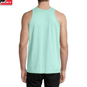 Streetwear pour hommes d'été avec logo personnalisé OEM au prix de gros Débardeurs en coton respirant pour le sport et le fitness Chemises d'entraînement sans manches - Product Image 2