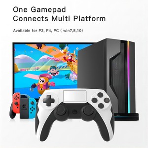 P48 điều khiển không dây rung kép 6-trục con quay hồi chuyển trò chơi phím điều khiển không dây Gamepad cho PS4 <span class=keywords><strong>PS3</strong></span> giao diện điều khiển PC Gamepad - Product Image 6