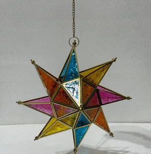 Colgante de cristal navideño hecho con acabados texturizados y tonos tierra, ideal para hogares acogedores y reuniones cálidas de vacaciones en el campo - Product Image 6