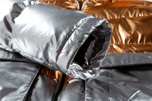 Chaqueta Metálica de Moda para Mujer, Chaqueta Acolchada Brillante, Chaqueta Ligera de Invierno, Ropa Exterior de Moda Personalizada OEM - Product Image 6