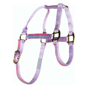 Superposition de tissage de lavande de licou de cheval en nylon de haute qualité réglable Durable pour 800-1100 Lbs Premium utilisation quotidienne taille moyenne - Product Image 3