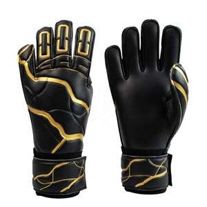 Gants de gardien de but jaunes et orange vifs, gants de gardien de but de football professionnels avec une forte adhérence en latex allemand - Product Image 3